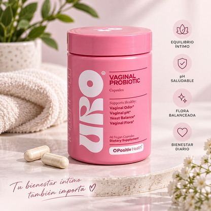 URO Probiótico Íntimo Femenino – Equilibrio de pH y Flora Vaginal