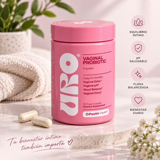 URO Probiótico Íntimo Femenino – Equilibrio de pH y Flora Vaginal