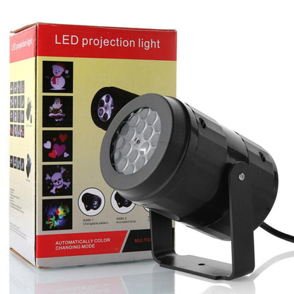 Proyector LED Decorativo Multifestivo con Discos Intercambiables