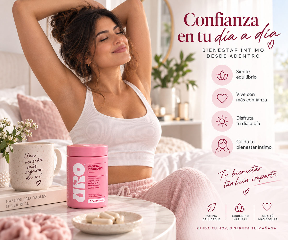 URO Probiótico Íntimo Femenino – Equilibrio de pH y Flora Vaginal